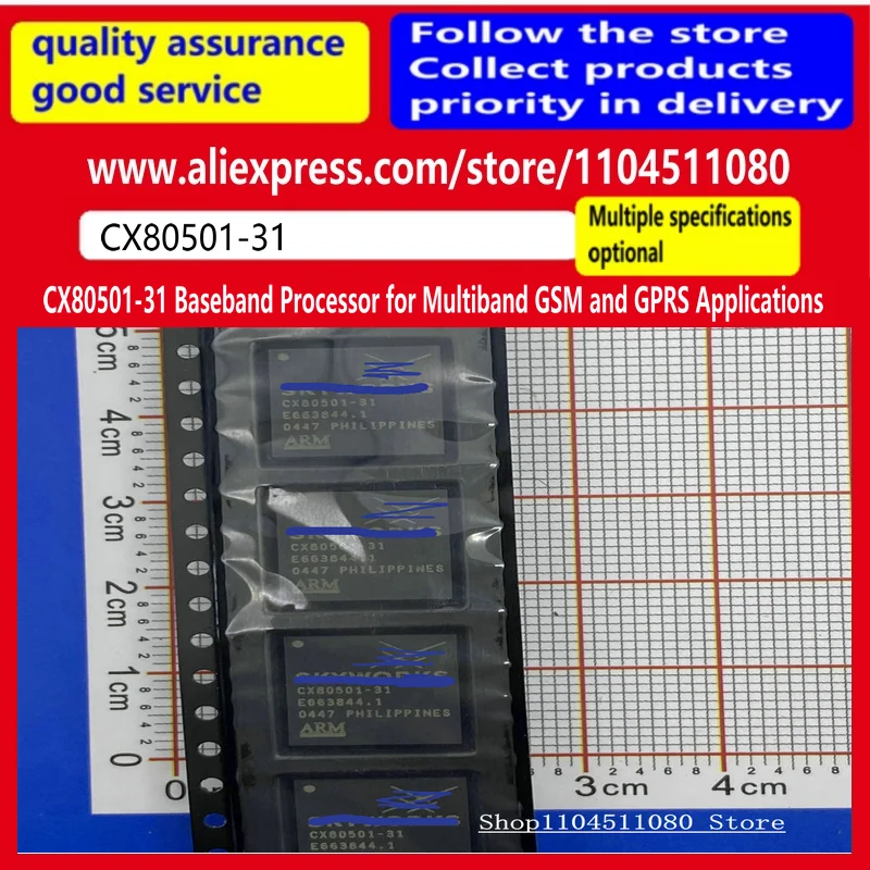 CX80501-31 Baseband Processor for Multiband GSM and GPRS Applications CX800501
CX80501-31 Baseband Processor for Multiband GSM and GPRS Applications CX800501
