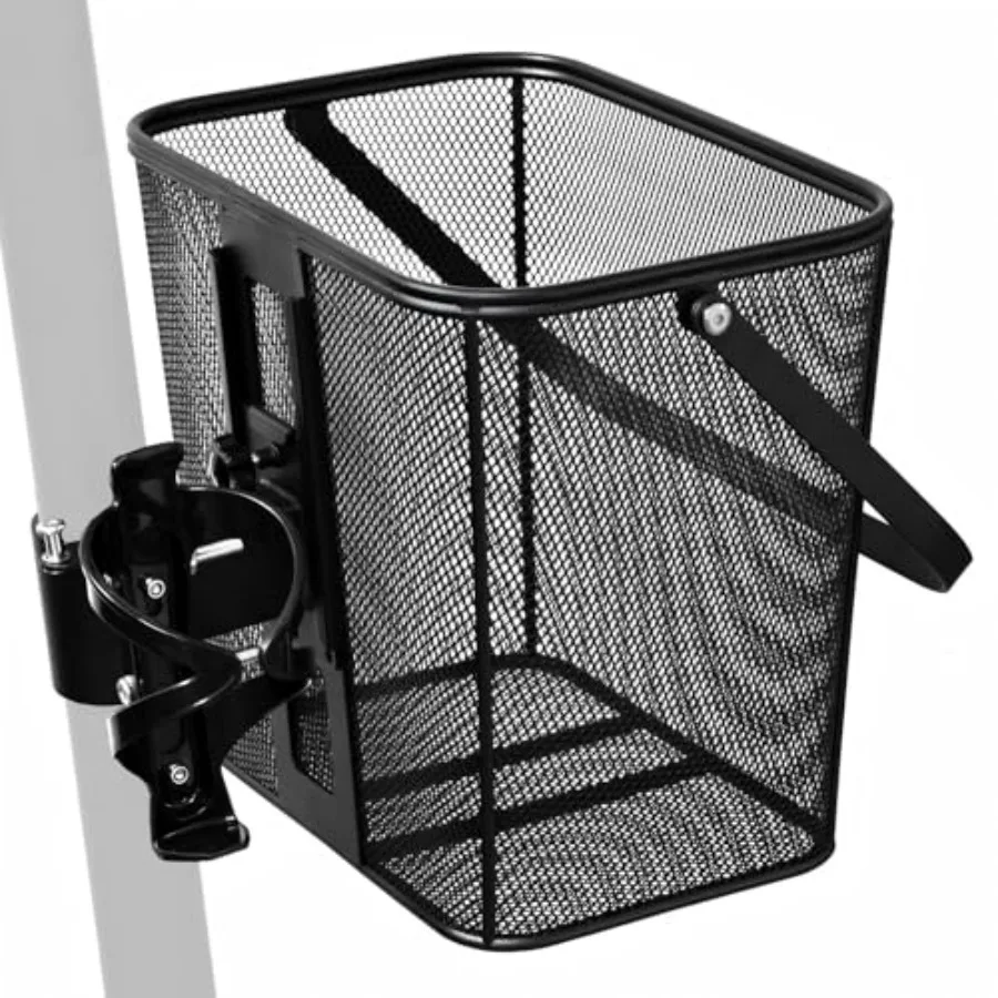 Quick Release Electric Scooter Basket for Adults Heavy-Duty Extra Thick Study Iron Mesh e-scooter Front Baskets 70lb Capacity,
Quick Release Electric Scooter Basket for Adults Heavy-Duty Extra Thick Study Iron Mesh e-scooter Front Baskets 70lb Capacity,
