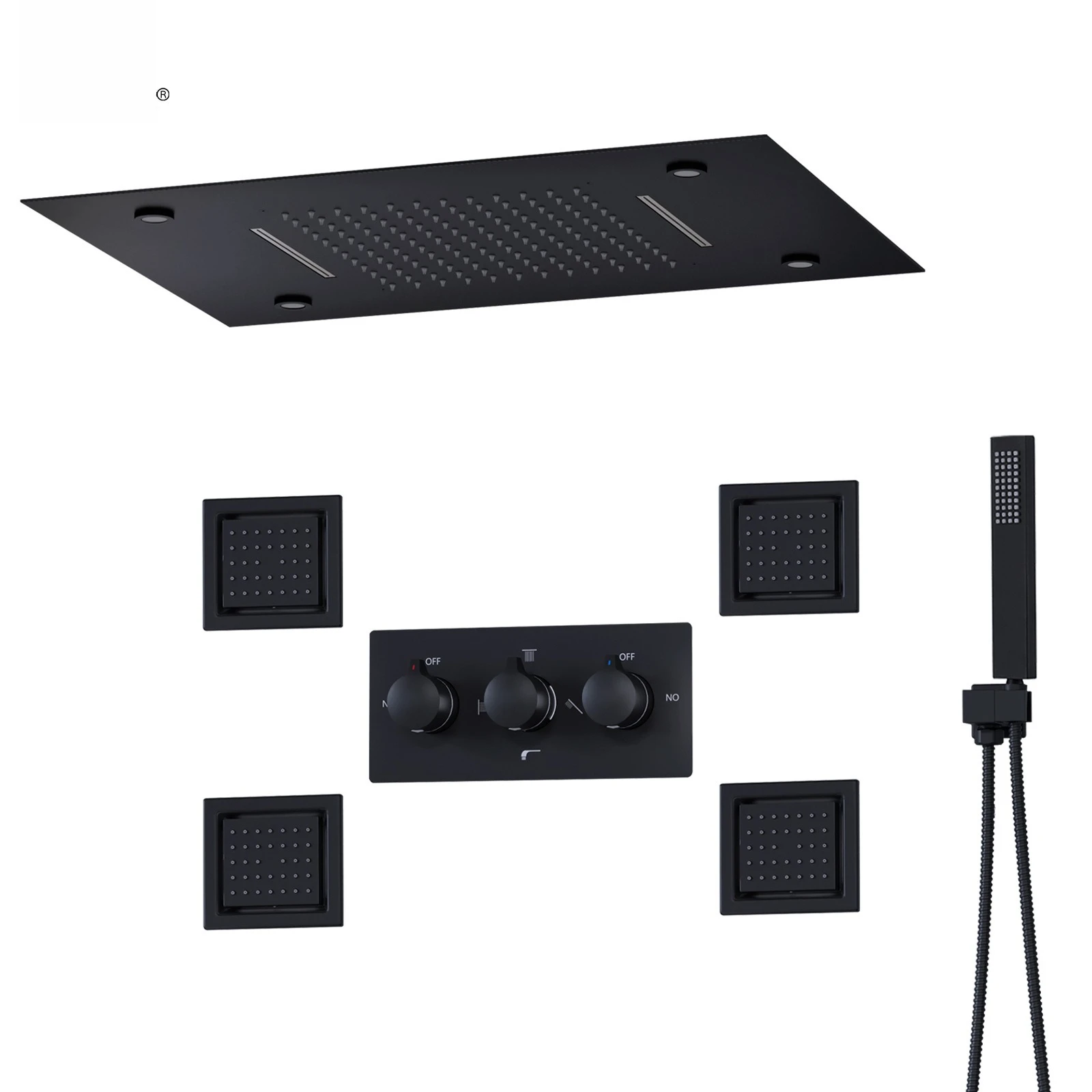 Hot and cold shower shower set, complete household bathtub shower, stainless steel faucet head, bathroom
Hot and cold shower shower set, complete household bathtub shower, stainless steel faucet head, bathroom