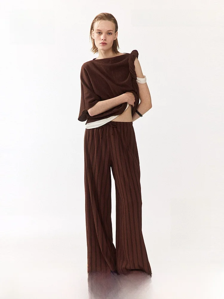 H&M Women's Casual Elastic Waist Pants Summer 2026 Wide Leg Pants High Waist Loose Fit Trousers for Ladies Polyester Fiber
H&M Women's Casual Elastic Waist Pants Summer 2026 Wide Leg Pants High Waist Loose Fit Trousers for Ladies Polyester Fiber