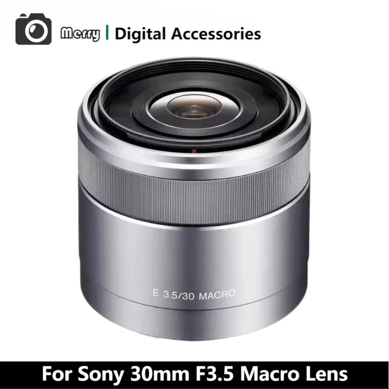 95% New Genuine For Sony E 30mm F3.5 Macro Fixed Focus Lens Macro Photography Portrait Lens For Sony A6000 A6400 A6600 ZV-E10
95% New Genuine For Sony E 30mm F3.5 Macro Fixed Focus Lens Macro Photography Portrait Lens For Sony A6000 A6400 A6600 ZV-E10