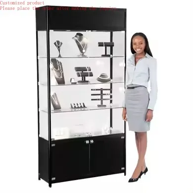 Custom.Aluminum Frame Storage Rack Glass Display Cabinet with LED Light for Retail Store Glass Display Showcase
Custom.Aluminum Frame Storage Rack Glass Display Cabinet with LED Light for Retail Store Glass Display Showcase