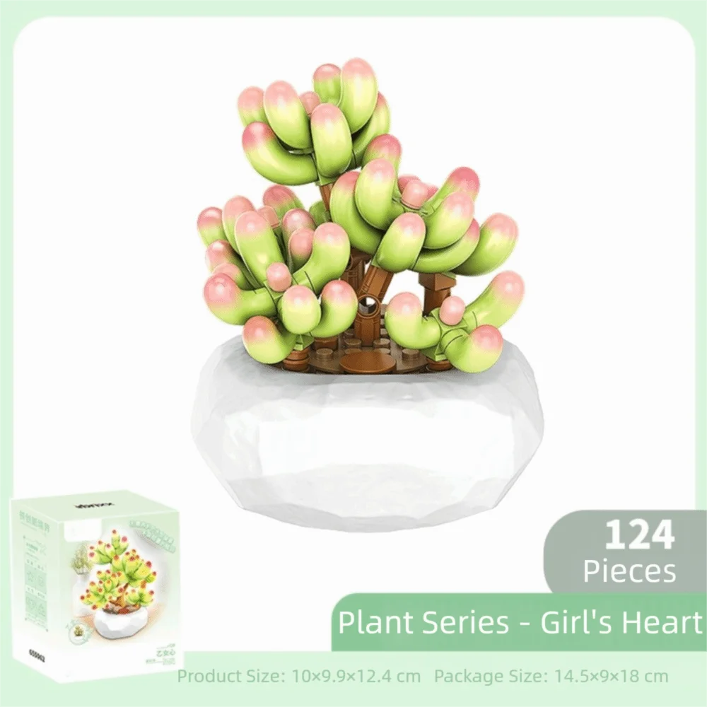 DIY Plant Potted Building Blocks Plastic Toy Building Artificial Flower Building Block Imitation Simulation Succulent Model Gift
DIY Plant Potted Building Blocks Plastic Toy Building Artificial Flower Building Block Imitation Simulation Succulent Model Gift