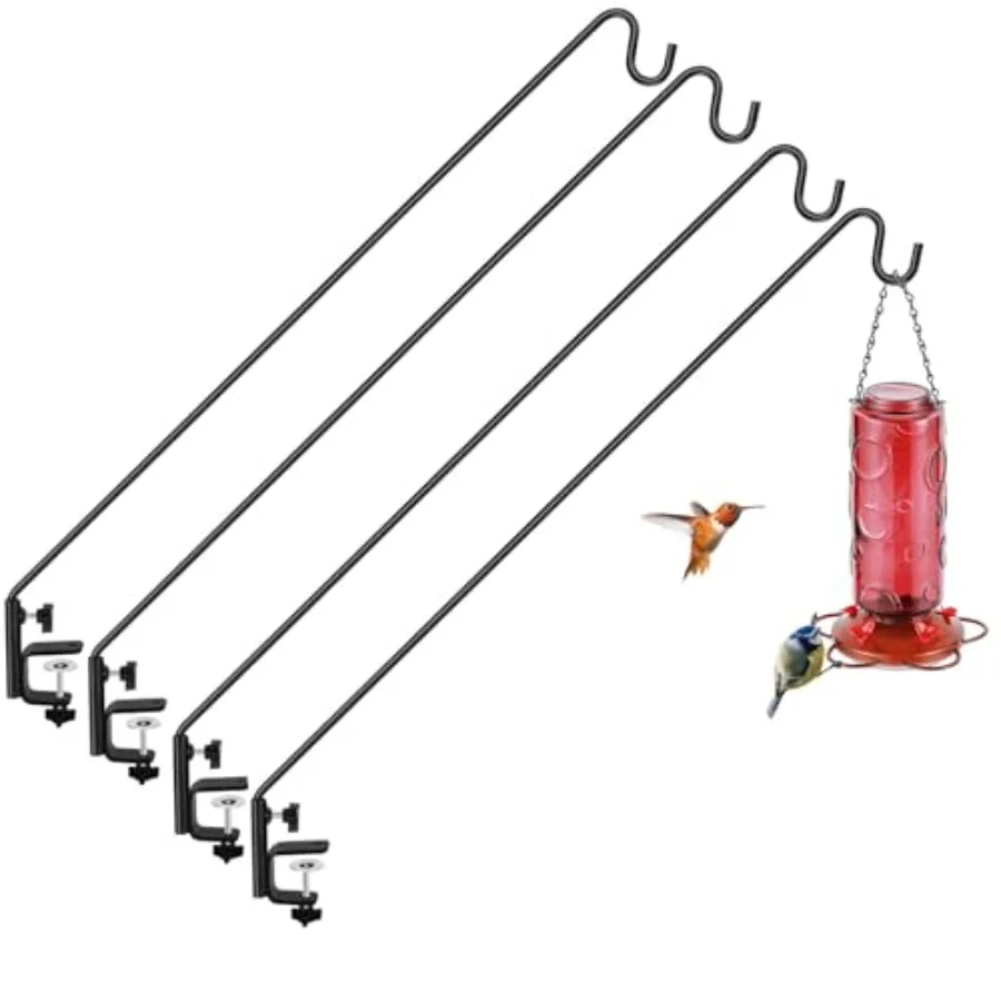 4 Packs 3 Inch Clamp 28" Long for Hanging Bird Feeder, Plants, Suet Baskets, Wd Chimes, Lanterns and More
4 Packs 3 Inch Clamp 28" Long for Hanging Bird Feeder, Plants, Suet Baskets, Wd Chimes, Lanterns and More