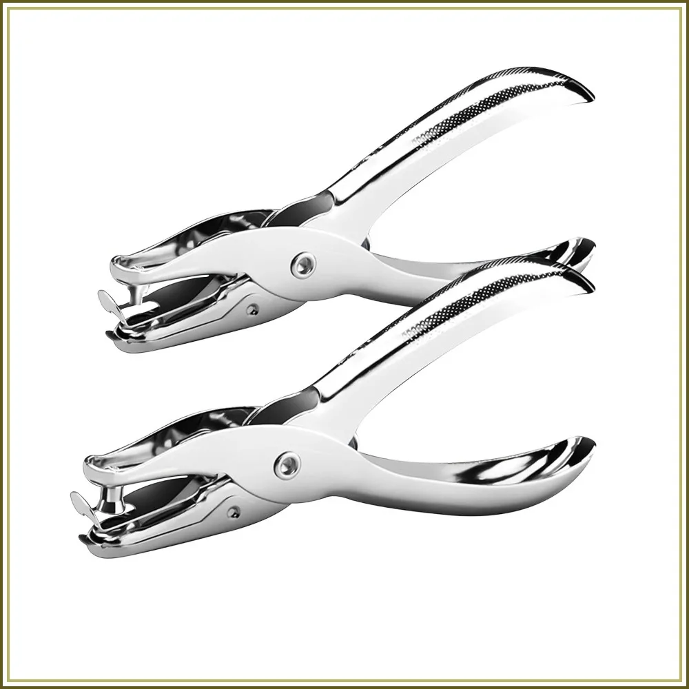2 Pcs Single Hole Punch, 1/4 Inch and 1/8 Inch for Crafts, Tags, Tickets, 6 Sheet Capacity
2 Pcs Single Hole Punch, 1/4 Inch and 1/8 Inch for Crafts, Tags, Tickets, 6 Sheet Capacity