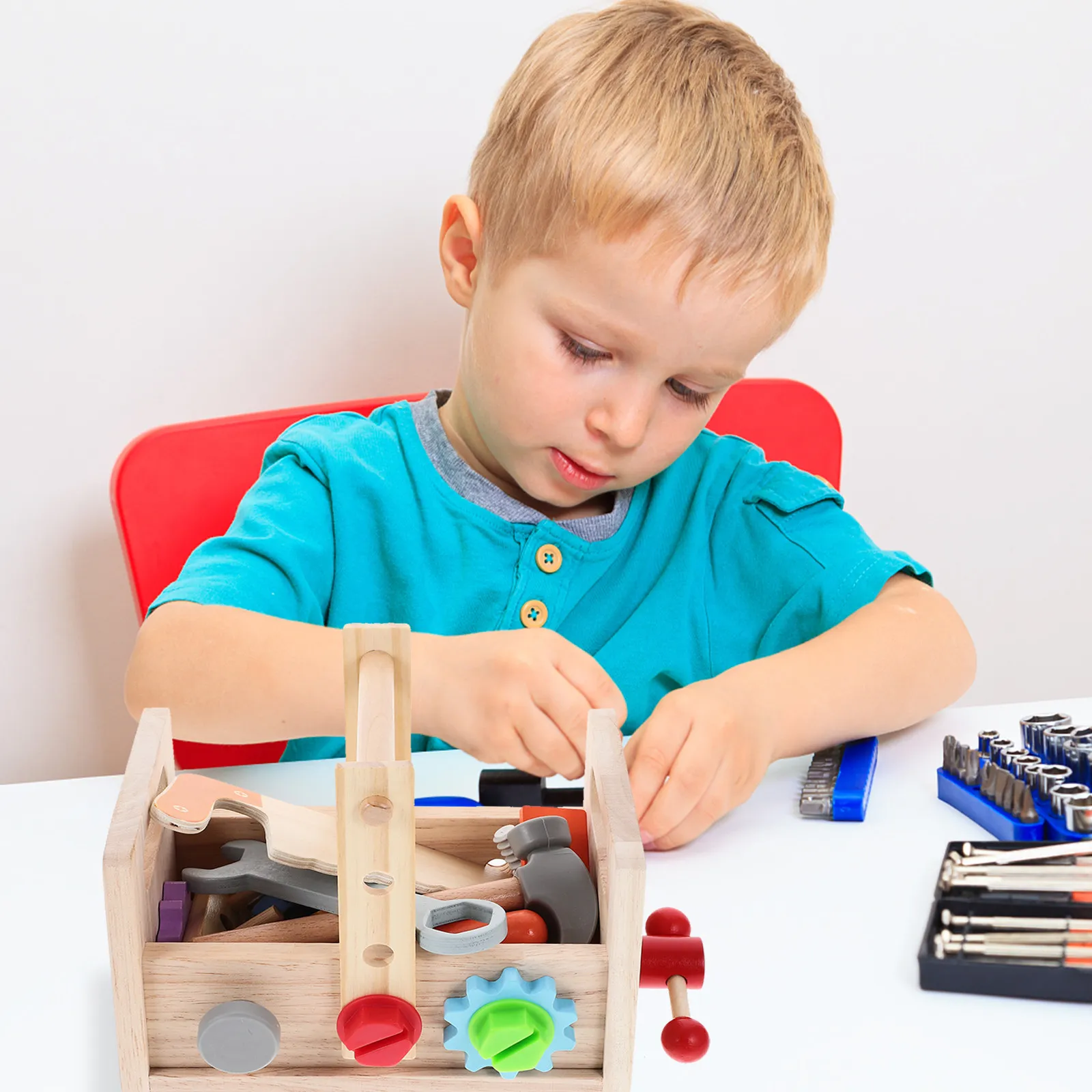 1Set Kids Tool Set Educational Pretend Play Household Learning Kids Early Education Funny Interactive Children Gift
1Set Kids Tool Set Educational Pretend Play Household Learning Kids Early Education Funny Interactive Children Gift