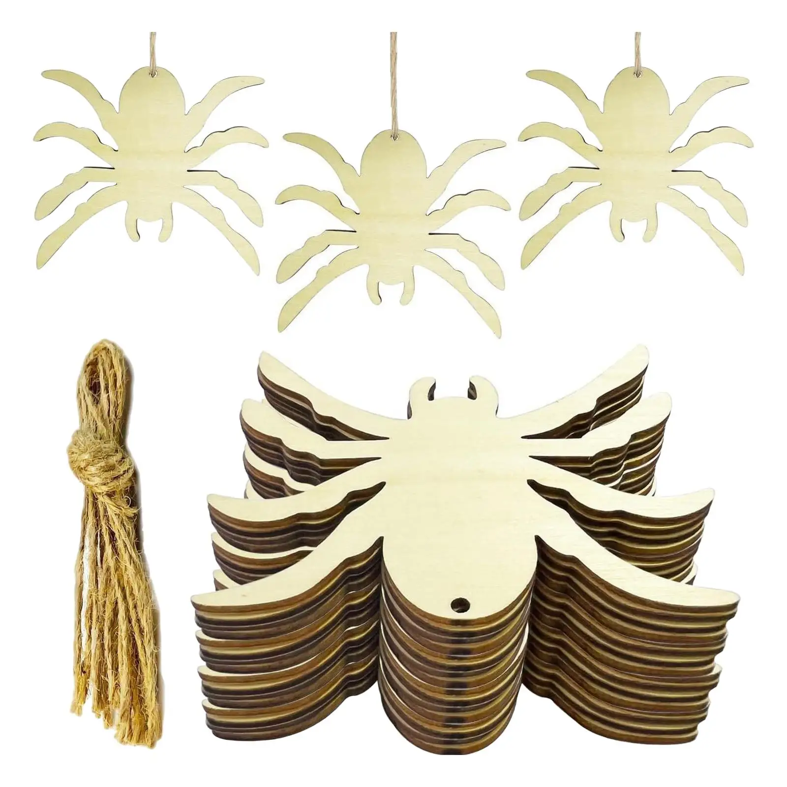20Pcs Wooden Slices Wooden Cutouts Unfinished Hanging Ornaments Party Decoration Crafts Halloween Decor for Kids Adults
20Pcs Wooden Slices Wooden Cutouts Unfinished Hanging Ornaments Party Decoration Crafts Halloween Decor for Kids Adults