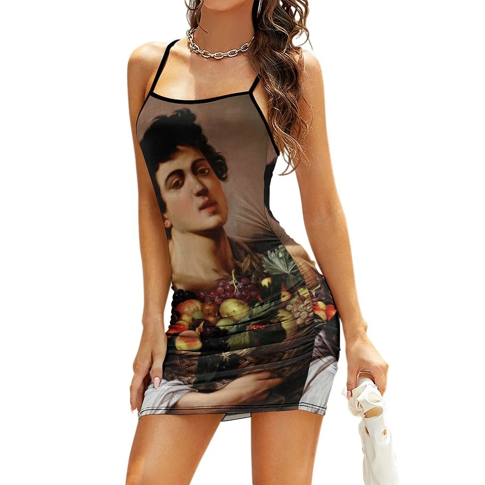 Boy with a Basket of Fruit - Michelangelo Merisi da Caravaggio Sling Dress birthday dress for women dresses korean style
Boy with a Basket of Fruit - Michelangelo Merisi da Caravaggio Sling Dress birthday dress for women dresses korean style