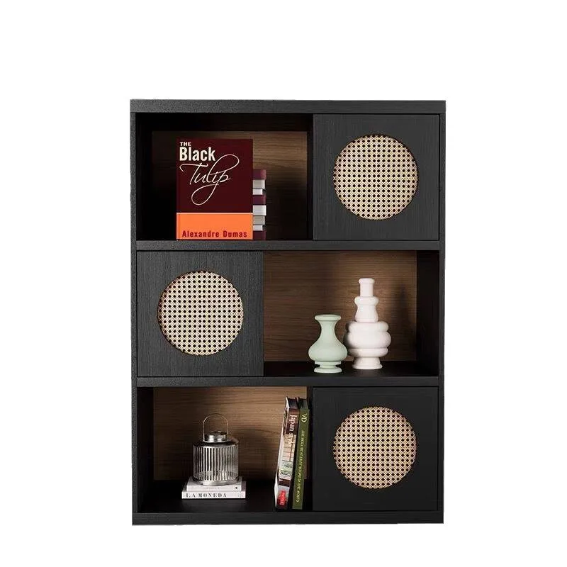 Nordic solid wood bedroom combination bookshelf, light luxury modern living room display hallway cabinet, black storage
Nordic solid wood bedroom combination bookshelf, light luxury modern living room display hallway cabinet, black storage
