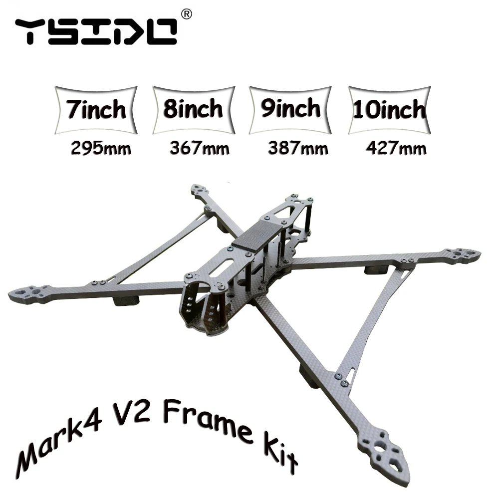 Mark4 V2 Mark 4 10 дюймов 427 мм 9 дюймов 387 мм 8 дюймов 367 мм 7 дюймов 295 мм Комплект рамы из углеродного волокна для FPV Фристайл Racing Drone Quadcopter
Mark4 V2 Mark 4 10 дюймов 427 мм 9 дюймов 387 мм 8 дюймов 367 мм 7 дюймов 295 мм Комплект рамы из углеродного волокна для FPV Фристайл Racing Drone Quadcopter