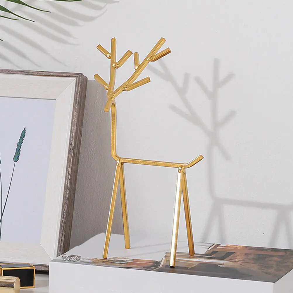 1 шт. Креативная подставка для украшений в форме оленя, премиум-класса, из железа, для серег, ожерелий, колец, настольное украшение, шикарный декор для дома
1 шт. Креативная подставка для украшений в форме оленя, премиум-класса, из железа, для серег, ожерелий, колец, настольное украшение, шикарный декор для дома