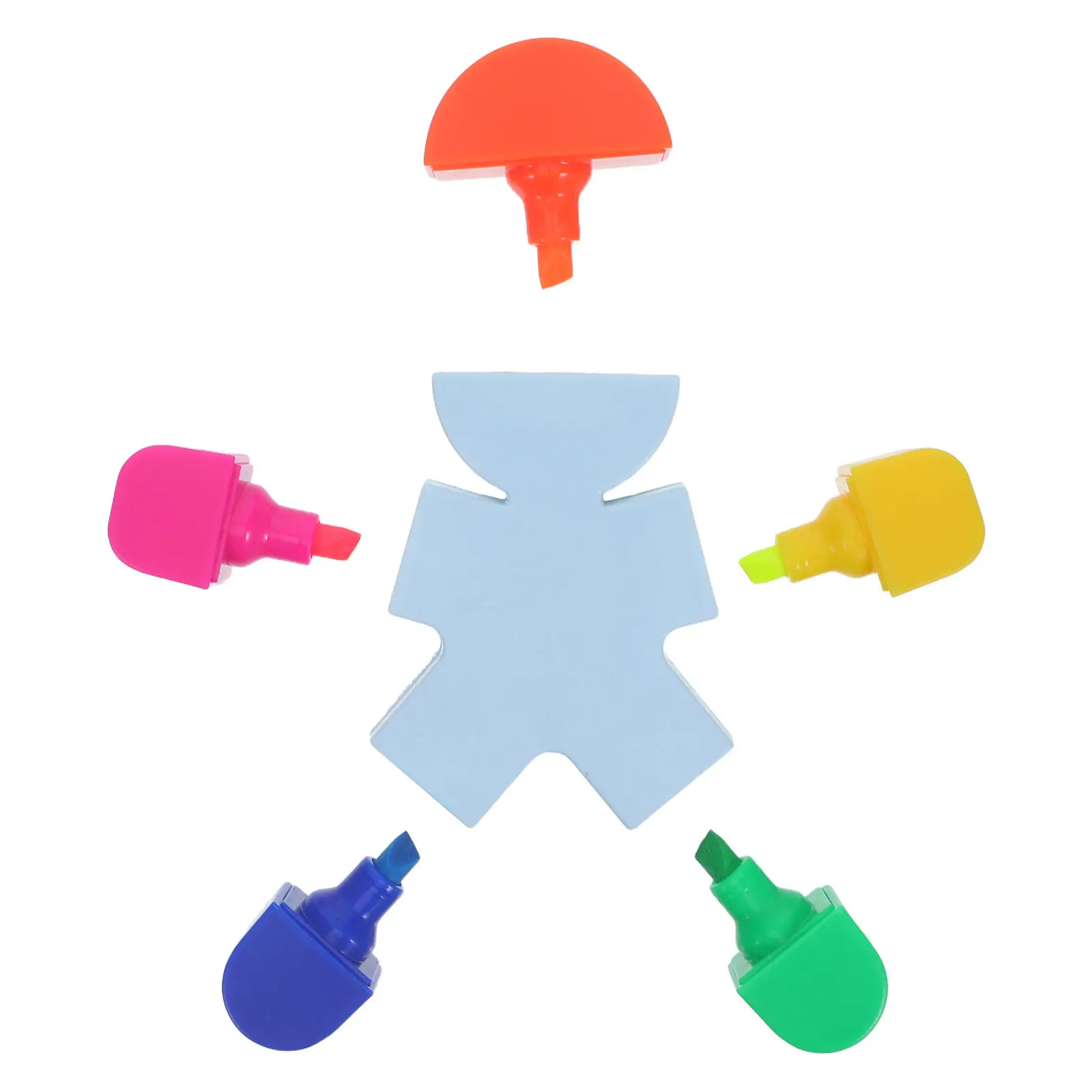 3Pcs Human Figure Fluorescent Highlighter Pen Multi Color 5-in-1 Cute Cartoon Character Office Stationery Gift Study Journal
3Pcs Human Figure Fluorescent Highlighter Pen Multi Color 5-in-1 Cute Cartoon Character Office Stationery Gift Study Journal