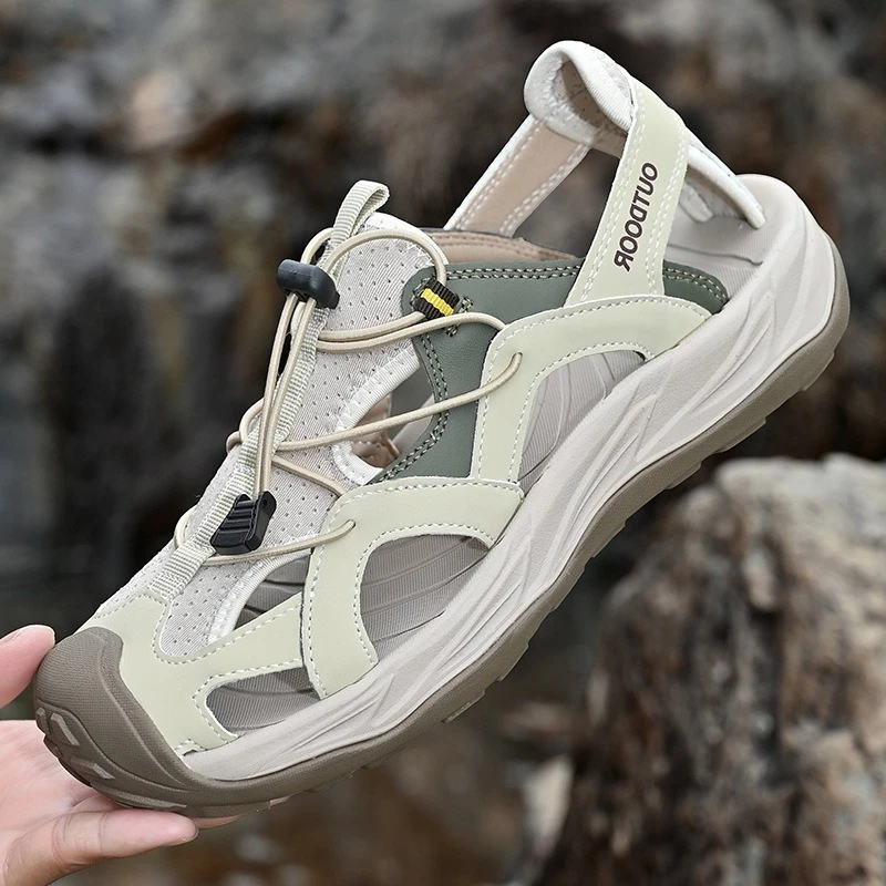 Men's Sandals Summer Outdoor Sports Mountaineering Shoes Non Slip Soft Bottom Breathable Flat Hiking Casual Beach Shoes Male
Men's Sandals Summer Outdoor Sports Mountaineering Shoes Non Slip Soft Bottom Breathable Flat Hiking Casual Beach Shoes Male