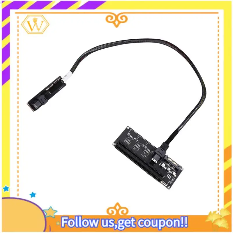 Latest-Nvme M.2 To Pcie 3.0 Riser Board, X4 X16 PCI Express Adapter For External Graphics Cards
Latest-Nvme M.2 To Pcie 3.0 Riser Board, X4 X16 PCI Express Adapter For External Graphics Cards