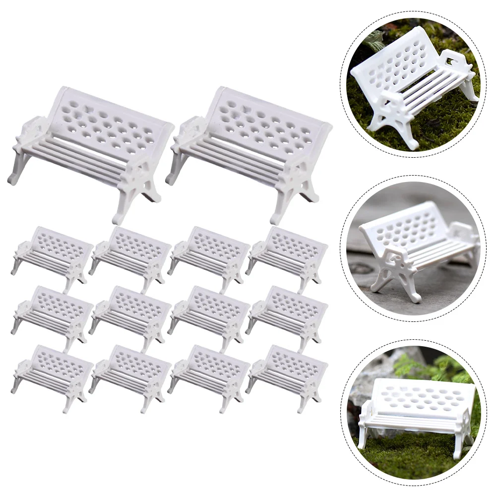 15 Pcs Miniature Park Chair Lamp Model Dollhouse Furniture Decoration Mid Size Mini Bench House Accessories
15 Pcs Miniature Park Chair Lamp Model Dollhouse Furniture Decoration Mid Size Mini Bench House Accessories