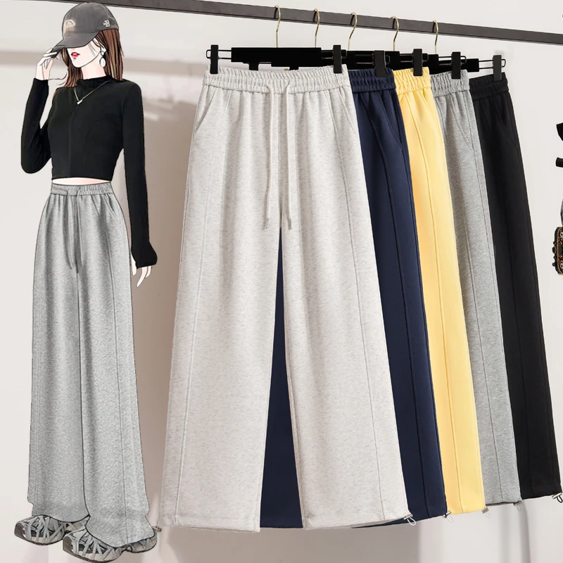 Повседневные брюки с высокой талией и широкими штанинами для женщин, весна 2026, в корейском стиле, с эластичным поясом, утягивающие, универсальные, с двойным способом ношения
Повседневные брюки с высокой талией и широкими штанинами для женщин, весна 2026, в корейском стиле, с эластичным поясом, утягивающие, универсальные, с двойным способом ношения