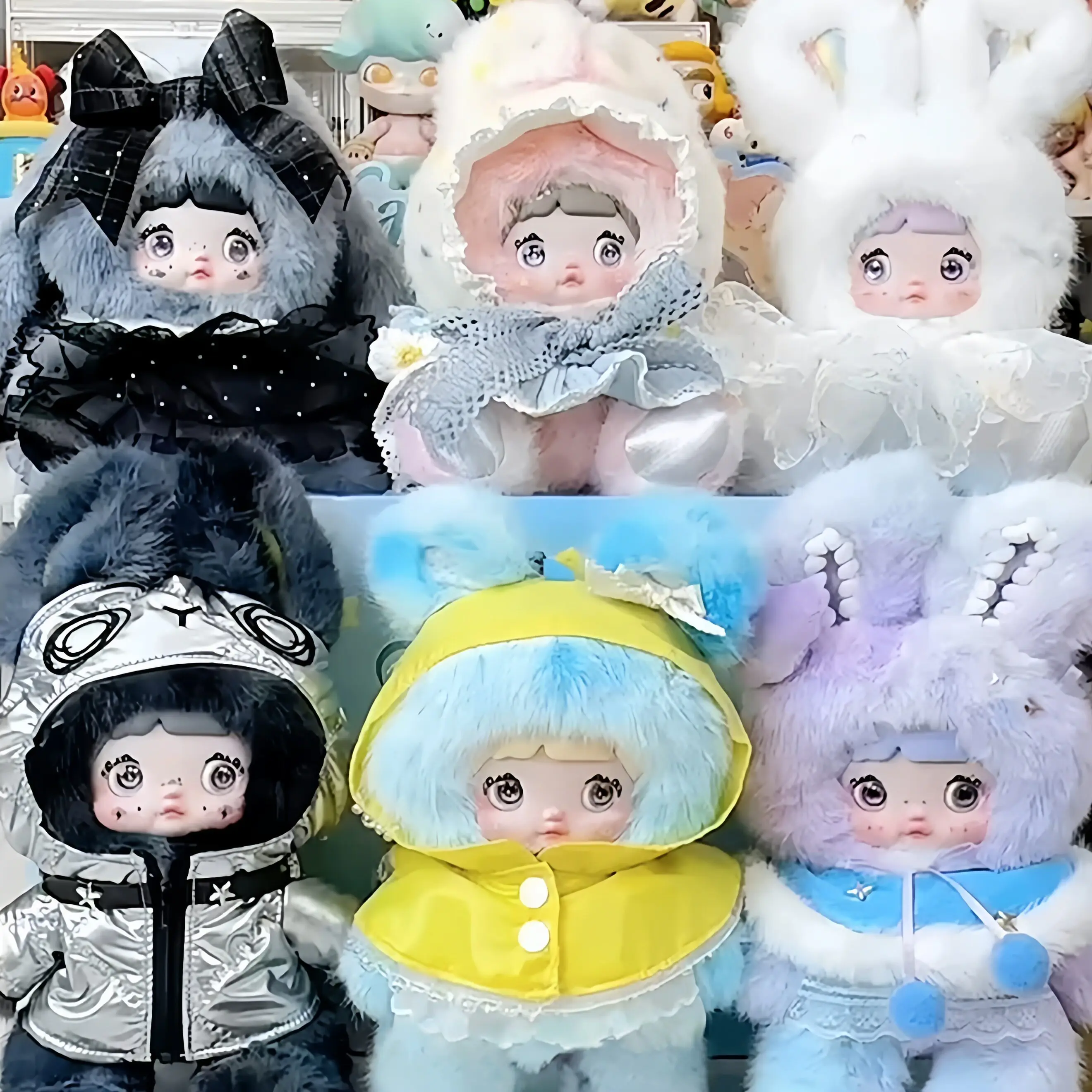 SURE FUN Plush Blind Box Nommi Glutinous Rice Weather Forecast Series Figurine Cute Bag Charm Birthday Gift For Women
SURE FUN Plush Blind Box Nommi Glutinous Rice Weather Forecast Series Figurine Cute Bag Charm Birthday Gift For Women