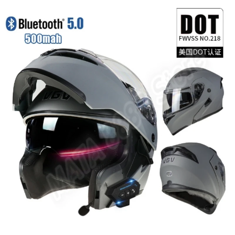 Hot Moto Bluetooth Helmet Full Face Racing Filp Up Helmet Motocross Racing Modular Helmets Casco Moto Capacete DOT Approved
Hot Moto Bluetooth Helmet Full Face Racing Filp Up Helmet Motocross Racing Modular Helmets Casco Moto Capacete DOT Approved