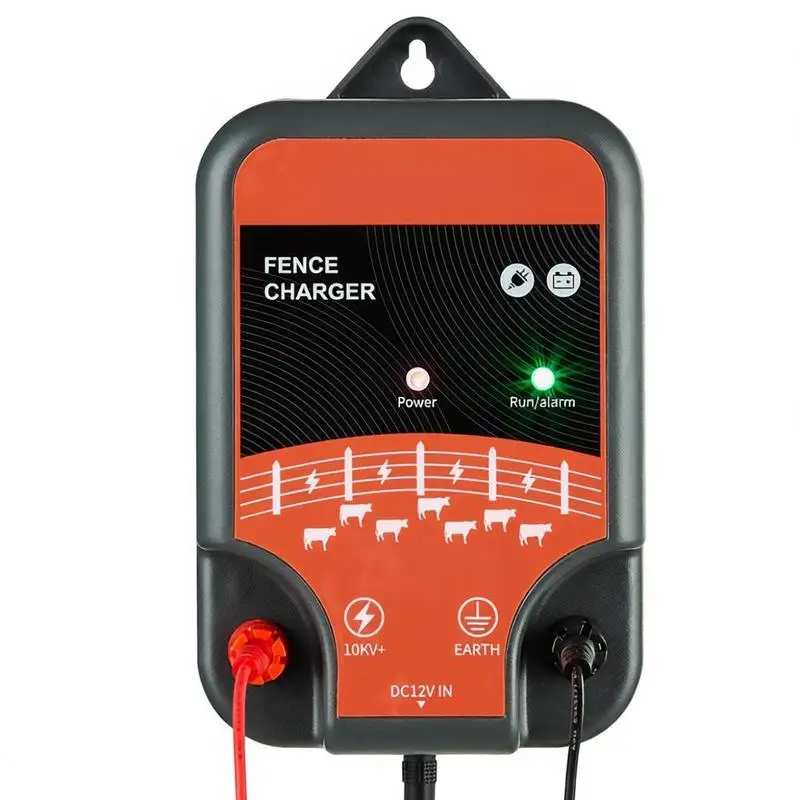Livestock Energizer 10kV 2J For Farm Ranch Pasture, LED Indicator 1.86 Miles Range Plug-in Animal Barrier AC DC Power Supply Control System Indoor Outdoor Use 110-240V Connection
Livestock Energizer 10kV 2J For Farm Ranch Pasture, LED Indicator 1.86 Miles Range Plug-in Animal Barrier AC DC Power Supply Control System Indoor Outdoor Use 110-240V Connection