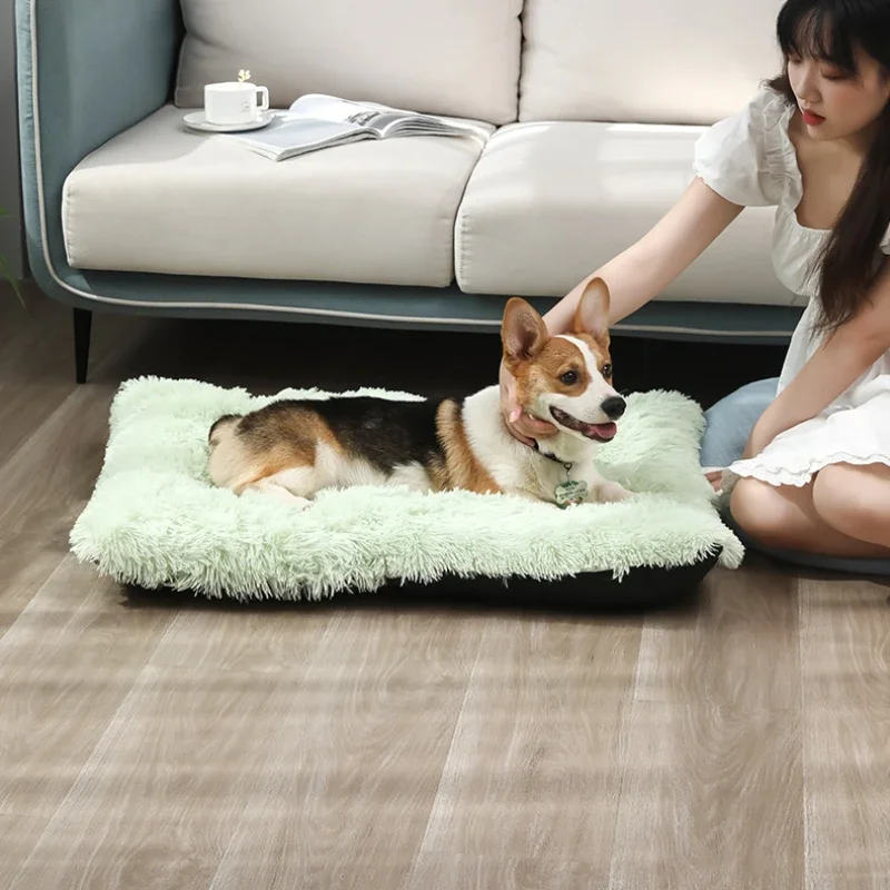 Dog/Cat Bed Plush House Long Pet Bed For Cats Cushion For Dogs Mat Warm Home Washable Dog Sofa Soft Sleeping Pet Accessories
Dog/Cat Bed Plush House Long Pet Bed For Cats Cushion For Dogs Mat Warm Home Washable Dog Sofa Soft Sleeping Pet Accessories