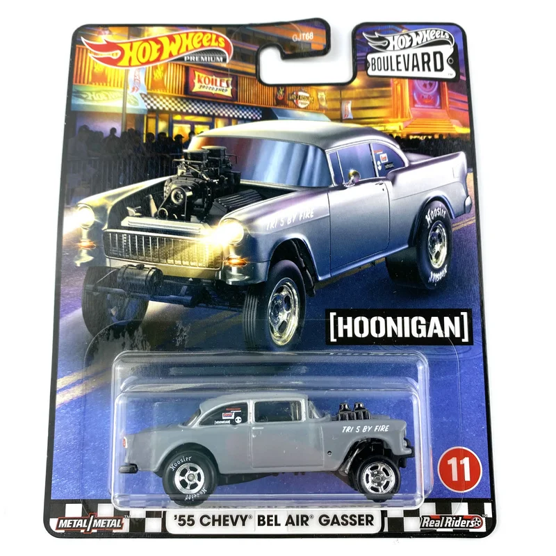 Литой металлический автомобиль Hot Wheels Boulevard 55 CHEVY BELAIR GASSER 1/64, коллекция GJT68
Литой металлический автомобиль Hot Wheels Boulevard 55 CHEVY BELAIR GASSER 1/64, коллекция GJT68
