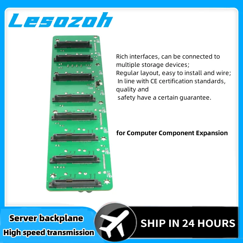 Server Backplane SATA Multi-slot Circuit Board PCB Board Dedicated Board For Industrial/Communication Equipment Adaptation 
Server Backplane SATA Multi-slot Circuit Board PCB Board Dedicated Board For Industrial/Communication Equipment Adaptation