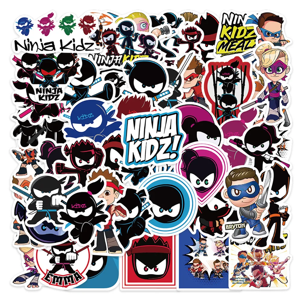 50Pcs Ninja Kidz Stickers for Luggage, Skateboarding, Mobile Phone, Sailing, and Far Voyage Stickers
50Pcs Ninja Kidz Stickers for Luggage, Skateboarding, Mobile Phone, Sailing, and Far Voyage Stickers