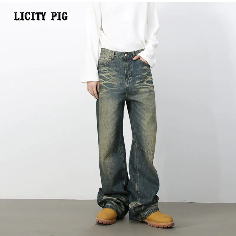 2025 New Baggy Jeans Men Designer Baggy Jeans for Men High End Wide Leg Pants Denim Y2k Mens Jeans Streetwear Loose Trousers
2025 New Baggy Jeans Men Designer Baggy Jeans for Men High End Wide Leg Pants Denim Y2k Mens Jeans Streetwear Loose Trousers