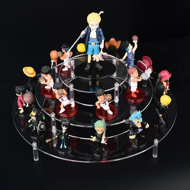 Round/Square Transparent Acrylic Display Stand Square/Triangle Step Organizer for Toys, Cosmetics, Cupcakes Storage and Display
Round/Square Transparent Acrylic Display Stand Square/Triangle Step Organizer for Toys, Cosmetics, Cupcakes Storage and Display