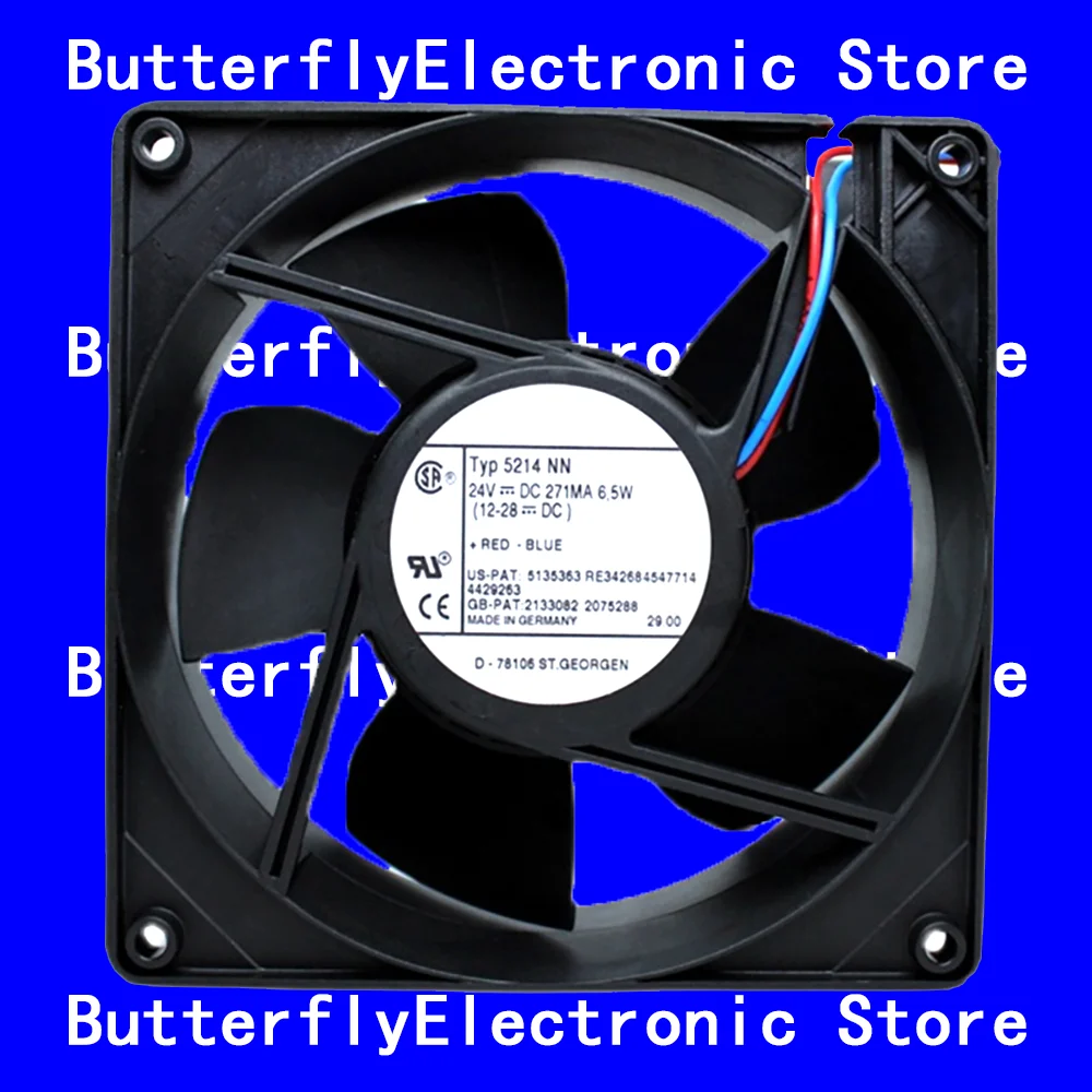 NEW ORIGINAL TYP 5214NN 5214 NN 24VDC 6.5W COOLING FAN 12738 127*127*38MM
NEW ORIGINAL TYP 5214NN 5214 NN 24VDC 6.5W COOLING FAN 12738 127*127*38MM