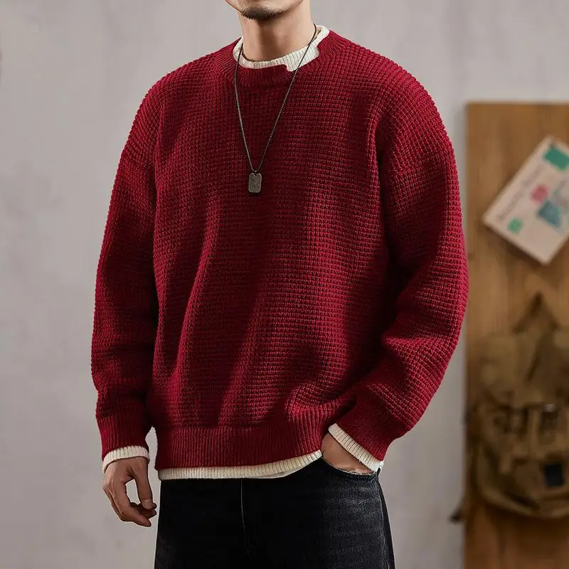 Loose Knit round Neck Sweater Shirt Women's Fashion Spring Season Non-deformable Fabric Easy-wear Other Sleeve Length
Loose Knit round Neck Sweater Shirt Women's Fashion Spring Season Non-deformable Fabric Easy-wear Other Sleeve Length