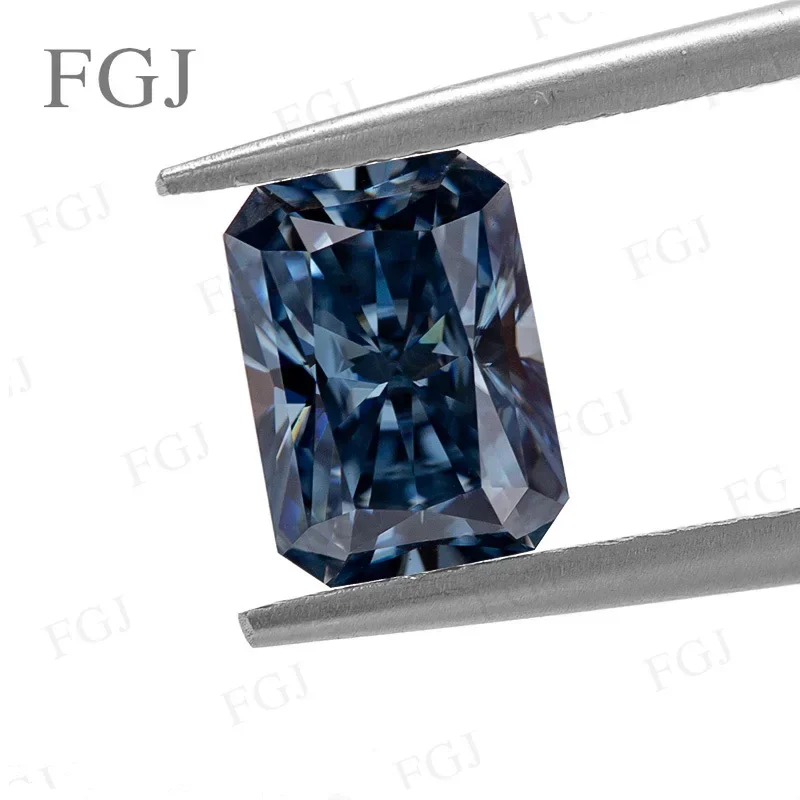 Wholesale Price Radiant Shape Moissanite Loose Stone VVS1 3CE Cut Vivid Blue for Jewelry Making Materials Rings Beads Charms
Wholesale Price Radiant Shape Moissanite Loose Stone VVS1 3CE Cut Vivid Blue for Jewelry Making Materials Rings Beads Charms