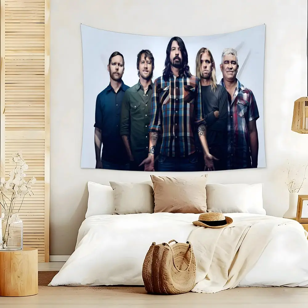 Гобелен с изображением альтернативной рок-группы Foo Fighters, эстетичный декор для комнаты, легкий и прочный настенный декор с тонкой отделкой
Гобелен с изображением альтернативной рок-группы Foo Fighters, эстетичный декор для комнаты, легкий и прочный настенный декор с тонкой отделкой