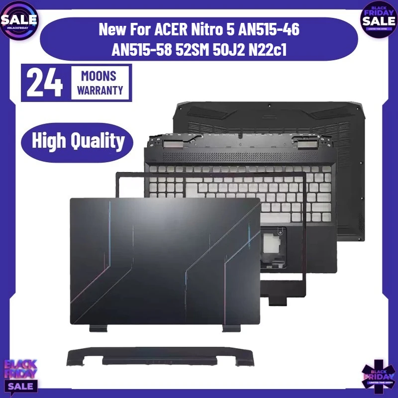 New For ACER Nitro 5 AN515-46 AN515-58 52SM 50J2 N22c1 Laptop LCD Back Cover Front Bezel keyboard Palmrest Bottom Case Hinge
New For ACER Nitro 5 AN515-46 AN515-58 52SM 50J2 N22c1 Laptop LCD Back Cover Front Bezel keyboard Palmrest Bottom Case Hinge