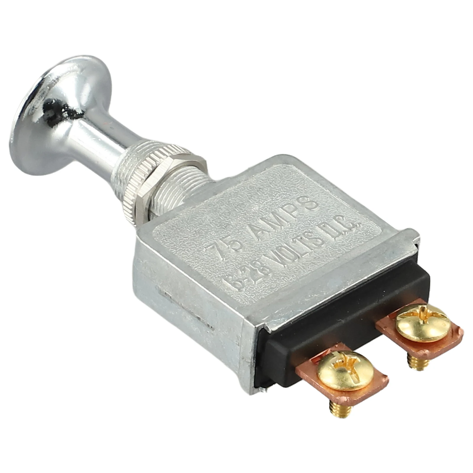 75A Switch Heavy Duty Switch Secure Connections Zinc Alloy Body High Current Rating Marine Grade Push Pull Switch
75A Switch Heavy Duty Switch Secure Connections Zinc Alloy Body High Current Rating Marine Grade Push Pull Switch