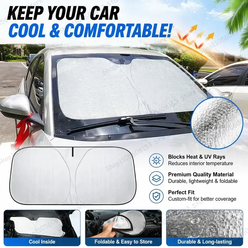 For MINI Cooper One Clubman Countryman Cabrio JCW Paceman Front Windshield Sun Shade UV Protection Heat Reflective Interior
For MINI Cooper One Clubman Countryman Cabrio JCW Paceman Front Windshield Sun Shade UV Protection Heat Reflective Interior