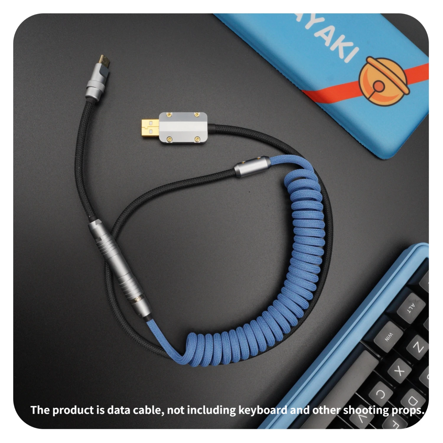 GeekCable Handmade custom computer keyboard data cable GMK theme SP key cap line navigation plug haze blue
GeekCable Handmade custom computer keyboard data cable GMK theme SP key cap line navigation plug haze blue