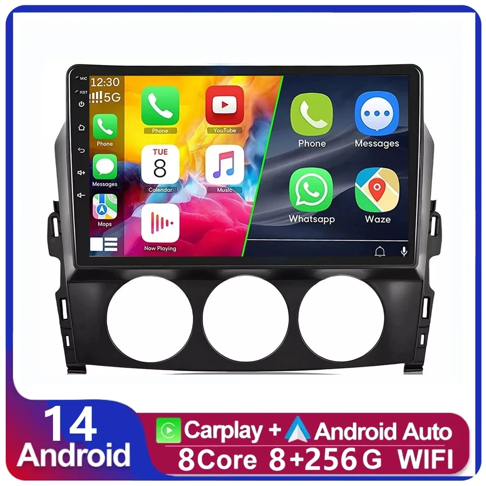 For Mazda MX-5 MX5 III 3 NC 2008 - 2015 9"Inch 2Din Car Radio Multimedia Player Stereo Carplay Autoradio 4G Wifi DSP GPS Navi
For Mazda MX-5 MX5 III 3 NC 2008 - 2015 9"Inch 2Din Car Radio Multimedia Player Stereo Carplay Autoradio 4G Wifi DSP GPS Navi