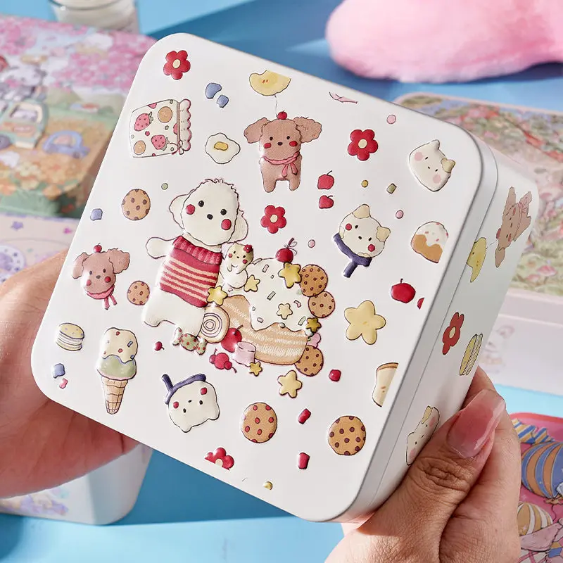 3D Relief Original Christmas Candy Storage Tin Box Small Square Metal Biscuit Organizer Container for Wedding Packaging Gift Box
3D Relief Original Christmas Candy Storage Tin Box Small Square Metal Biscuit Organizer Container for Wedding Packaging Gift Box