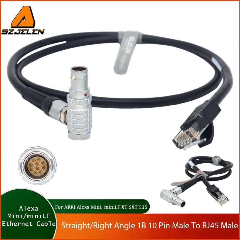 1PC 1B 10Pin Male To RJ45 Male Ethernet Cable for ARRI Alexa Mini, miniLF XT SXT S35 Cable Remote Control Data Transmission
1PC 1B 10Pin Male To RJ45 Male Ethernet Cable for ARRI Alexa Mini, miniLF XT SXT S35 Cable Remote Control Data Transmission