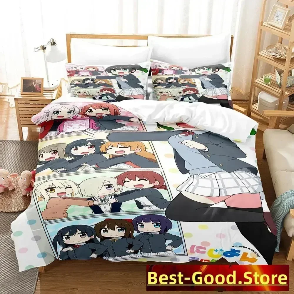 NIJIYON ANIMATION Bedding Set Duvet Cover Sheet Printed Bed Set Pillowcase Bed Full Queen King Size Comforter Bedroom
NIJIYON ANIMATION Bedding Set Duvet Cover Sheet Printed Bed Set Pillowcase Bed Full Queen King Size Comforter Bedroom