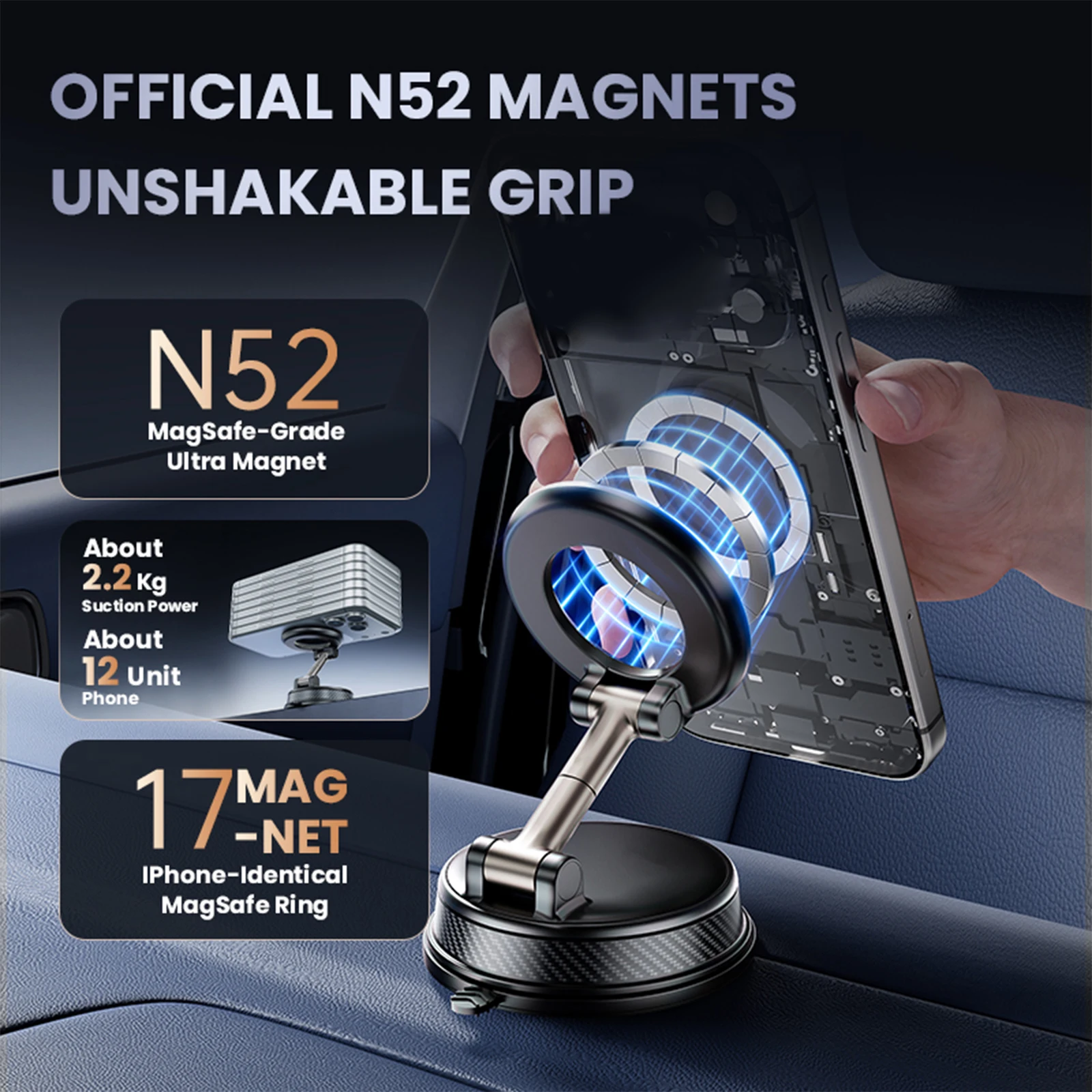 Magnetic Car Navigation Holder 1080 Rotation Mobile Phone Holder Foldable Magnetic Phones Stand for Car Mirror Smooth Place
Magnetic Car Navigation Holder 1080 Rotation Mobile Phone Holder Foldable Magnetic Phones Stand for Car Mirror Smooth Place