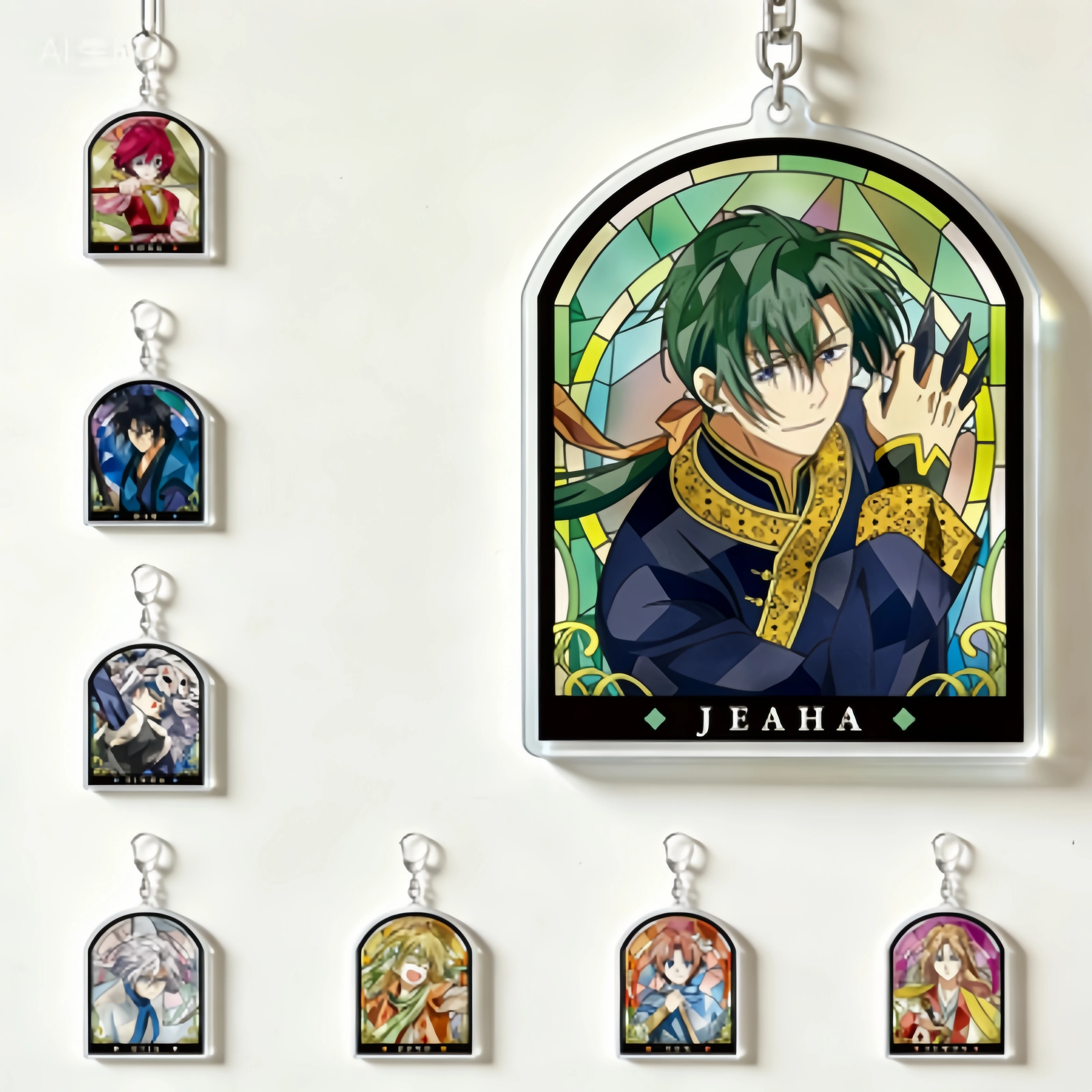Wholesale 6cm nime Akatsuki no Yona Acrylic Pendant Keychains Characters Ornament Accessories Goods Collection bag decorations
Wholesale 6cm nime Akatsuki no Yona Acrylic Pendant Keychains Characters Ornament Accessories Goods Collection bag decorations