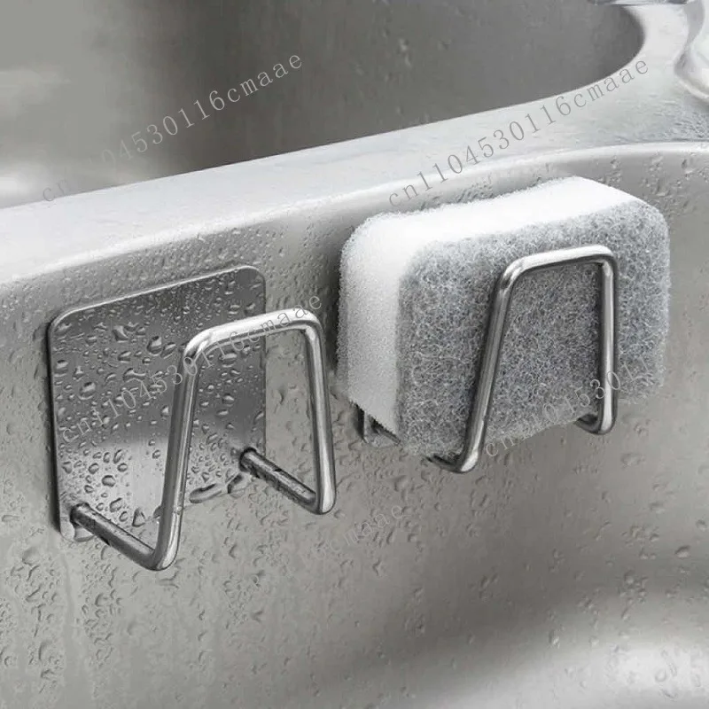 Stainless steel sponge rack in kitchen, no punching, sink, steel wire ball, bathroom storage hook
Stainless steel sponge rack in kitchen, no punching, sink, steel wire ball, bathroom storage hook