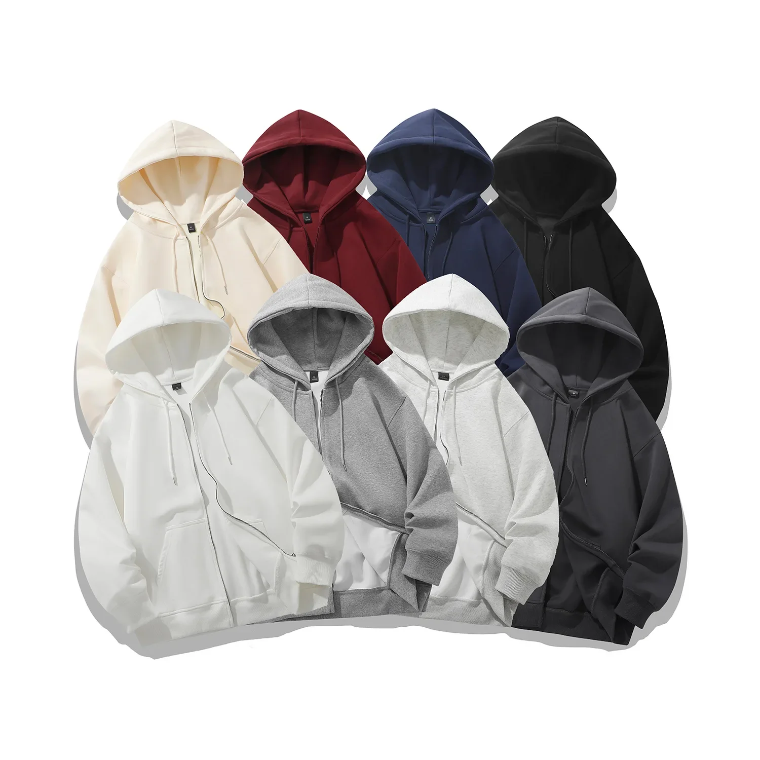 Autumn and Winter New Solid Color Cardigan Coat Hooded Casual Men's Jacket Youth Sports Sweater
Autumn and Winter New Solid Color Cardigan Coat Hooded Casual Men's Jacket Youth Sports Sweater