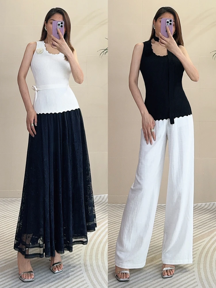 High Elastici Knitted Vest Women's Summer Svel Top Non-Balloning Original Design Slim Fit Blend Fabric Chinese Made
High Elastici Knitted Vest Women's Summer Svel Top Non-Balloning Original Design Slim Fit Blend Fabric Chinese Made