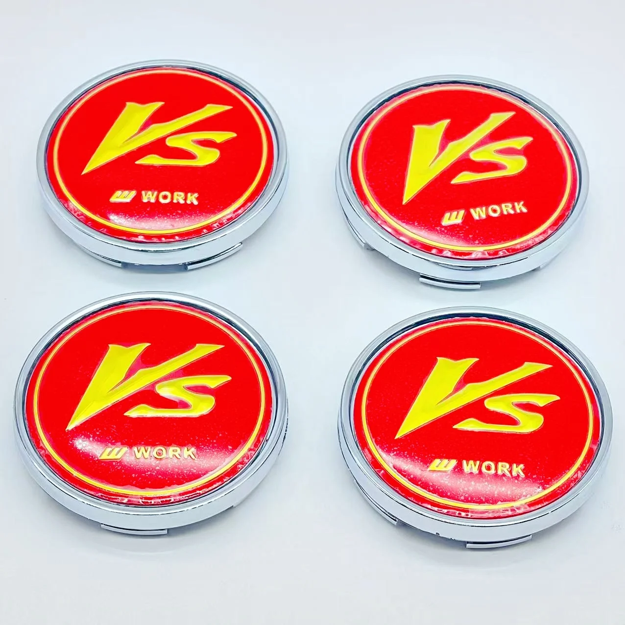 New 4pcs/lot 3D 63mm For VS W work Car emblem Wheel hub Center Cap Badge covers sticker Decals Styling accessories
New 4pcs/lot 3D 63mm For VS W work Car emblem Wheel hub Center Cap Badge covers sticker Decals Styling accessories