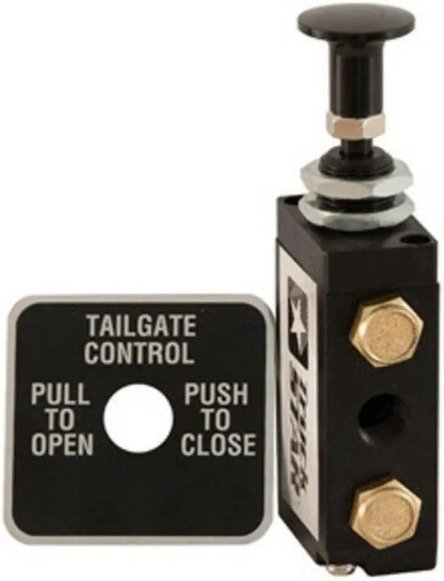 4-Way 2-Position Manual Air Valve with Five 1/8 Inch NPT Ports for Tailgate, Air Compression, Pneumatics & Dump Body Hardware
4-Way 2-Position Manual Air Valve with Five 1/8 Inch NPT Ports for Tailgate, Air Compression, Pneumatics & Dump Body Hardware