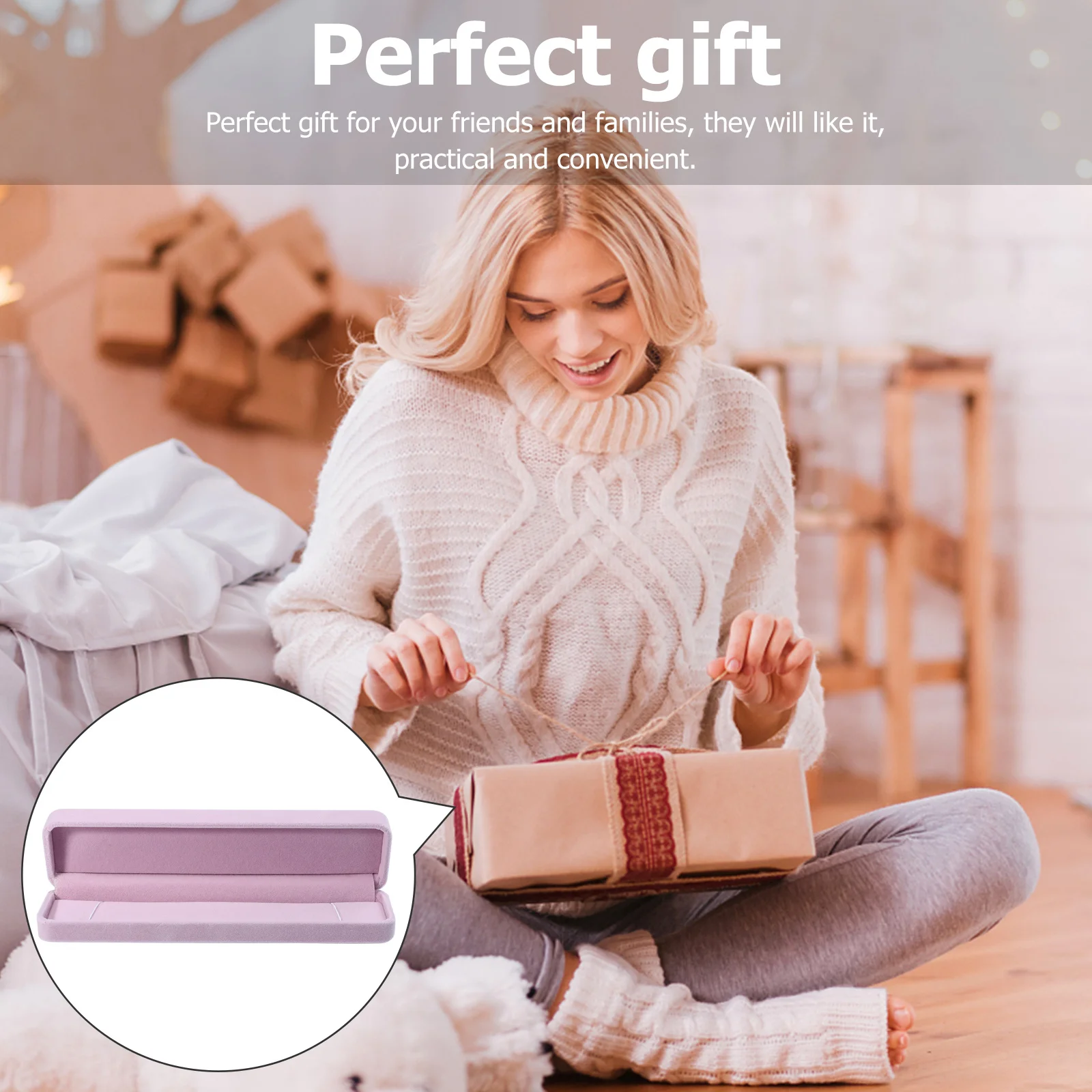 Jewelry Box Gift Packing Box Packaging Case Flannel Jewelry Box Jewelry Wrapping Boxes
Jewelry Box Gift Packing Box Packaging Case Flannel Jewelry Box Jewelry Wrapping Boxes