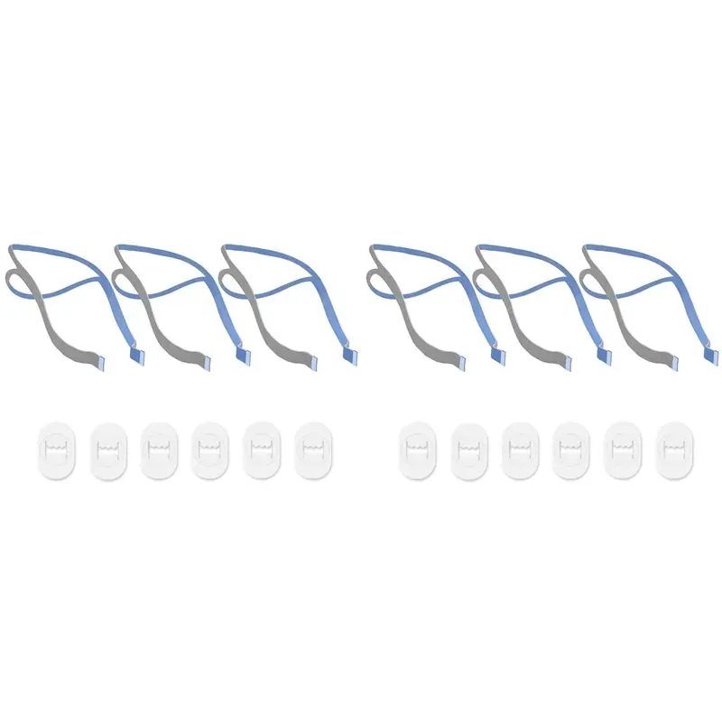 6 Pcs For Resmed Airfit P10 Headband Replacement CPAP Headband Elastic Pillow Ventilator Mask Accessory With 12 Headband
6 Pcs For Resmed Airfit P10 Headband Replacement CPAP Headband Elastic Pillow Ventilator Mask Accessory With 12 Headband